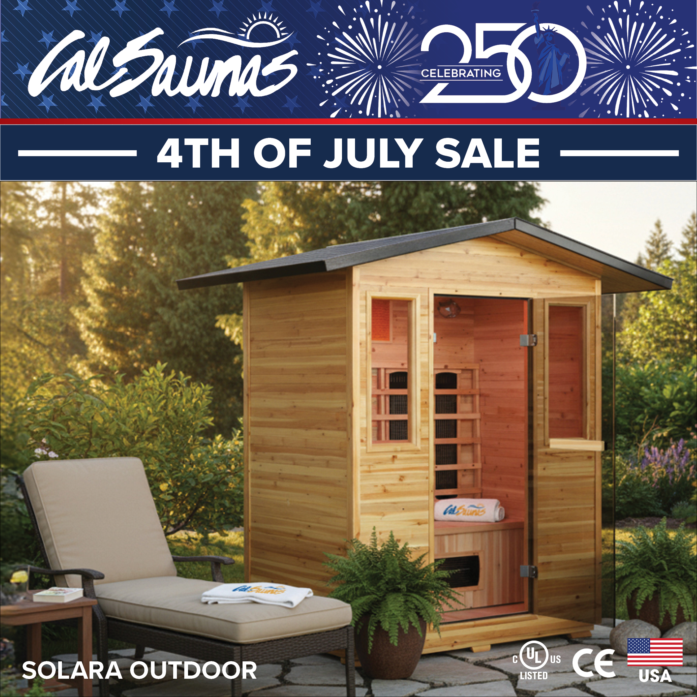Calspas hot tub being used in a family setting - Woodland