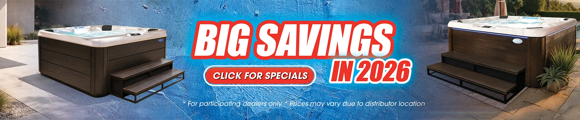 Calspas hot tub being used in a family setting - Woodland