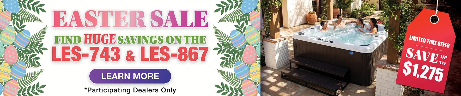 Calspas hot tub being used in a family setting - Woodland